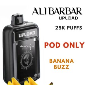 ALIBARBAR UPLOAD POD ONLY – BANANA BUZZ – 25000 PUFFS