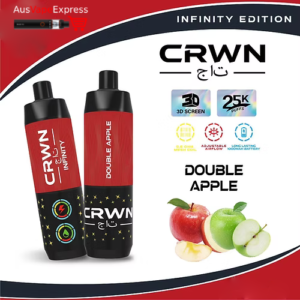 Crwn Infinity - Double Apple - 25,000 - latest O.G ohm mesh coil